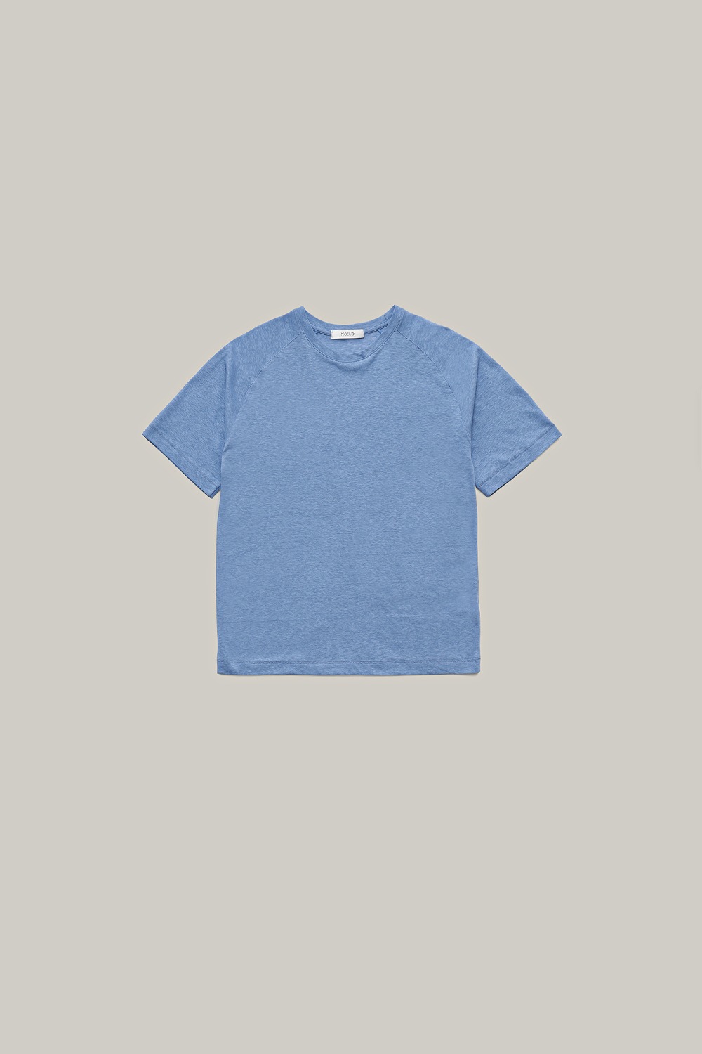Linen nagrant t-shirt (Skyblue)