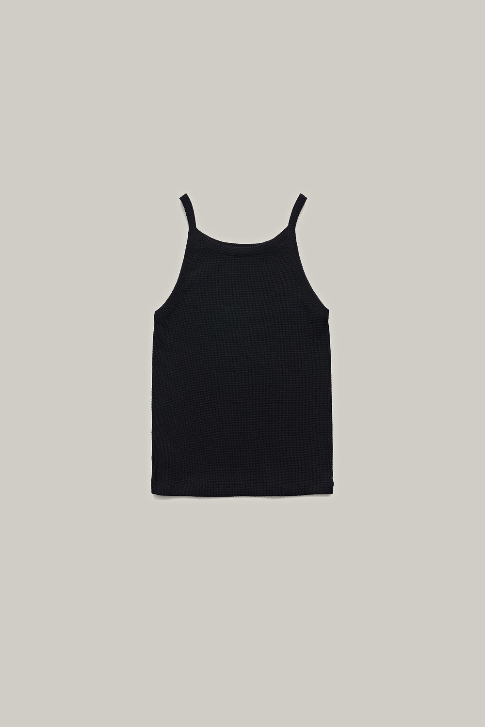 2nd/Coloring sleeveless top (Black)
