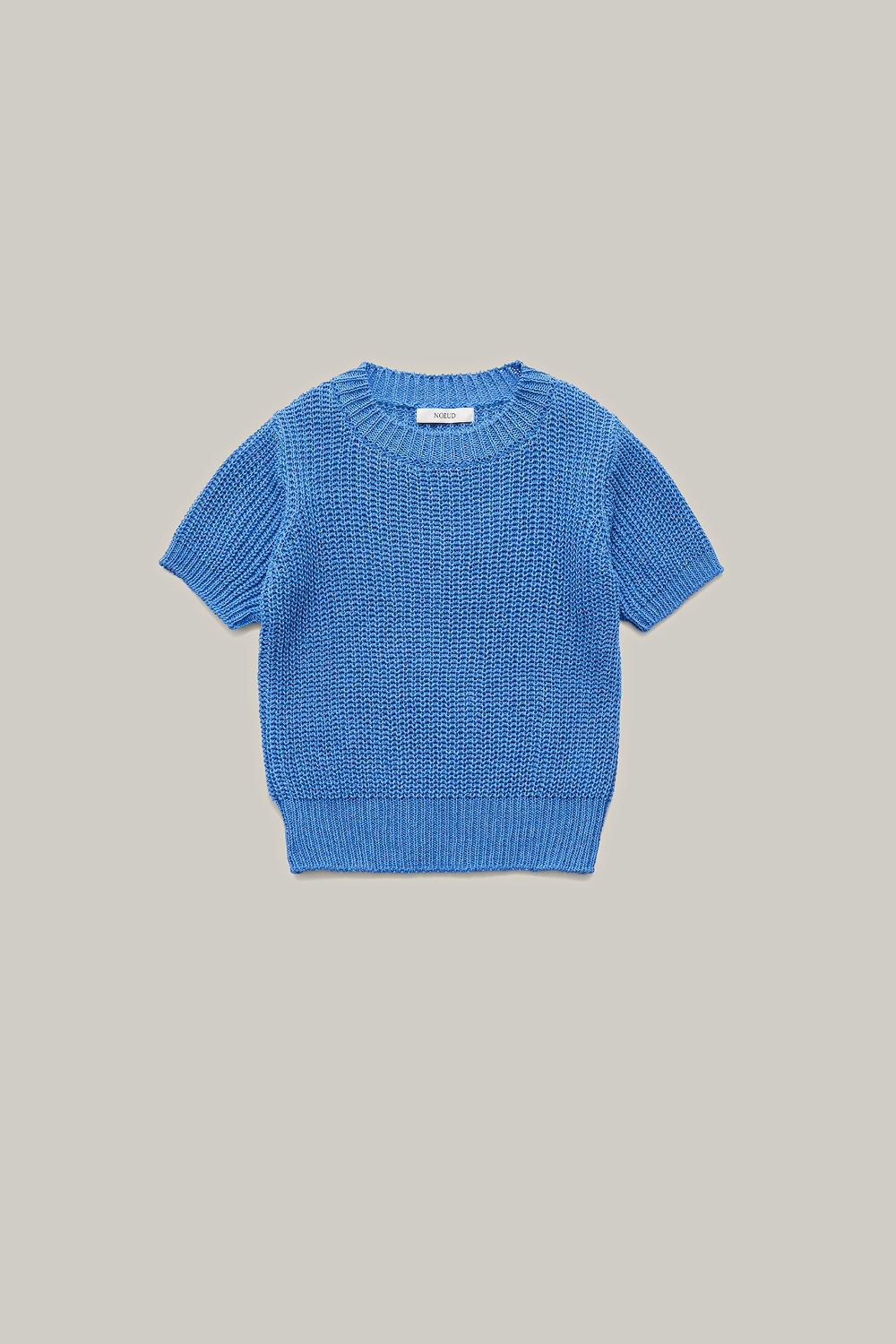 Paper round knit (Blue)