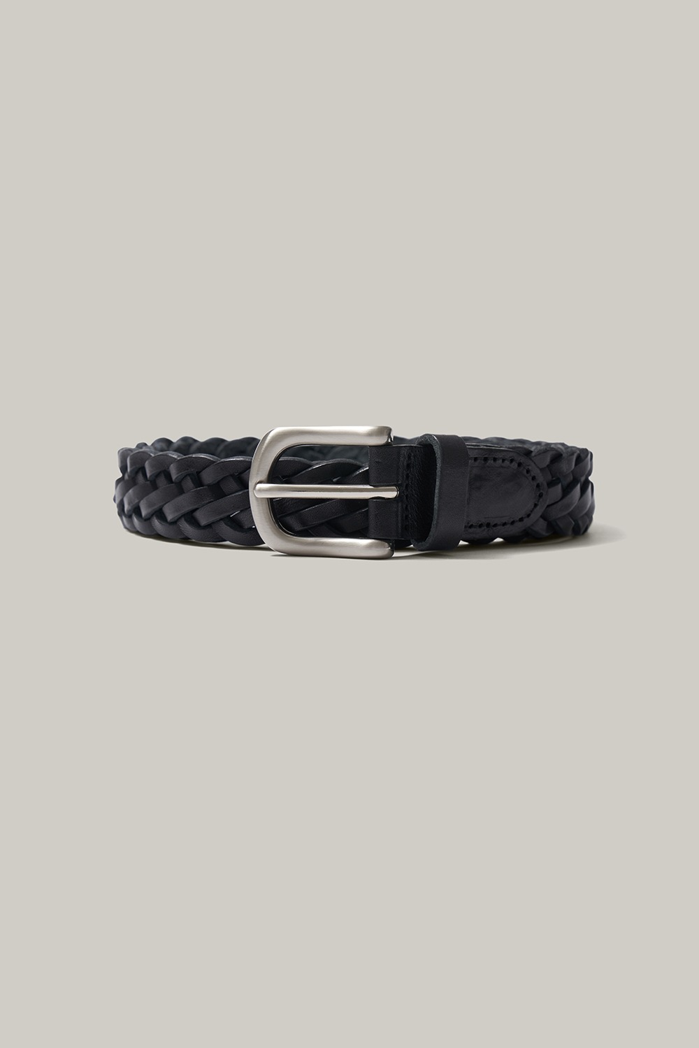 Italy braided belt (Black)