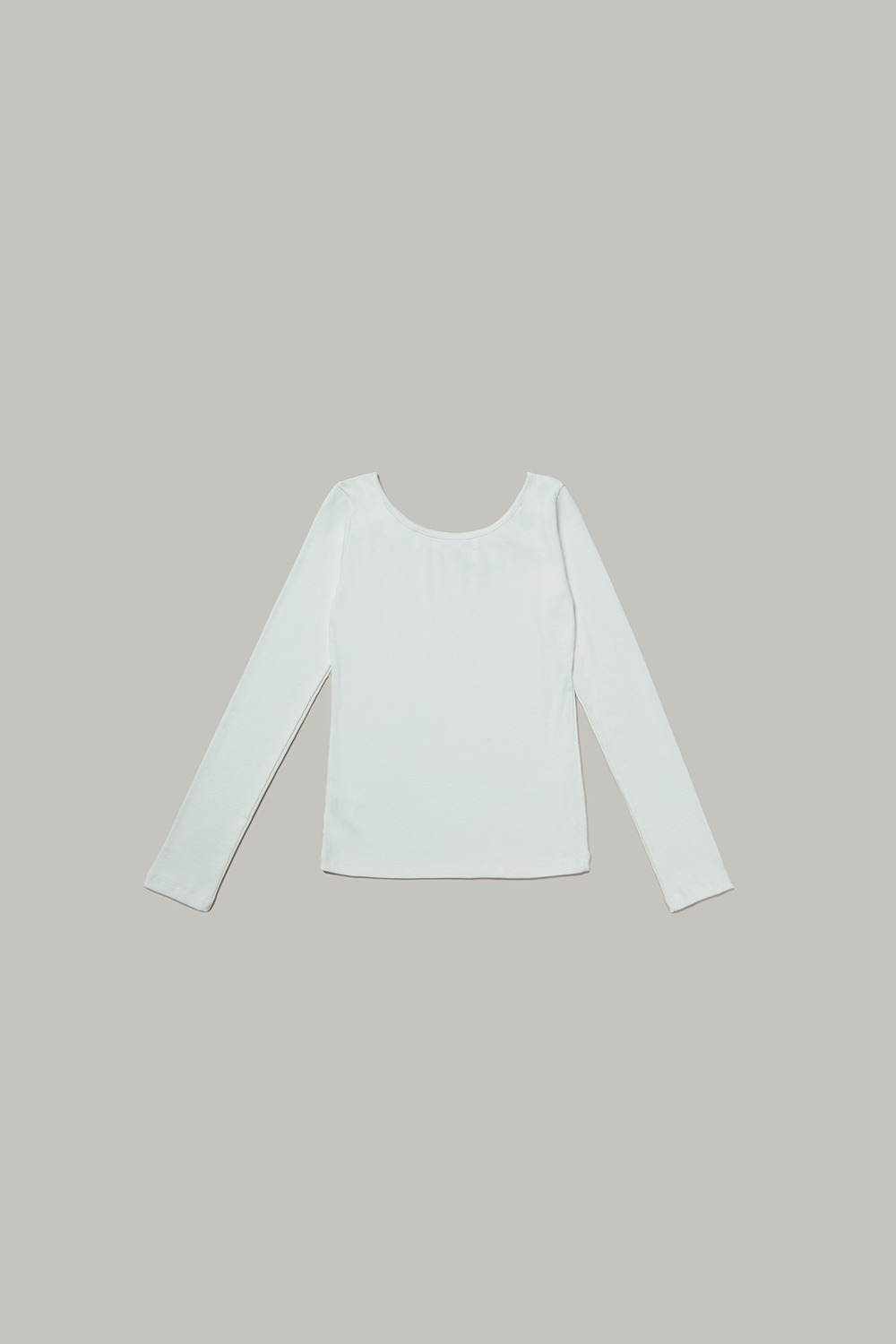 7th/Boat neck t-shirt (Ivory)