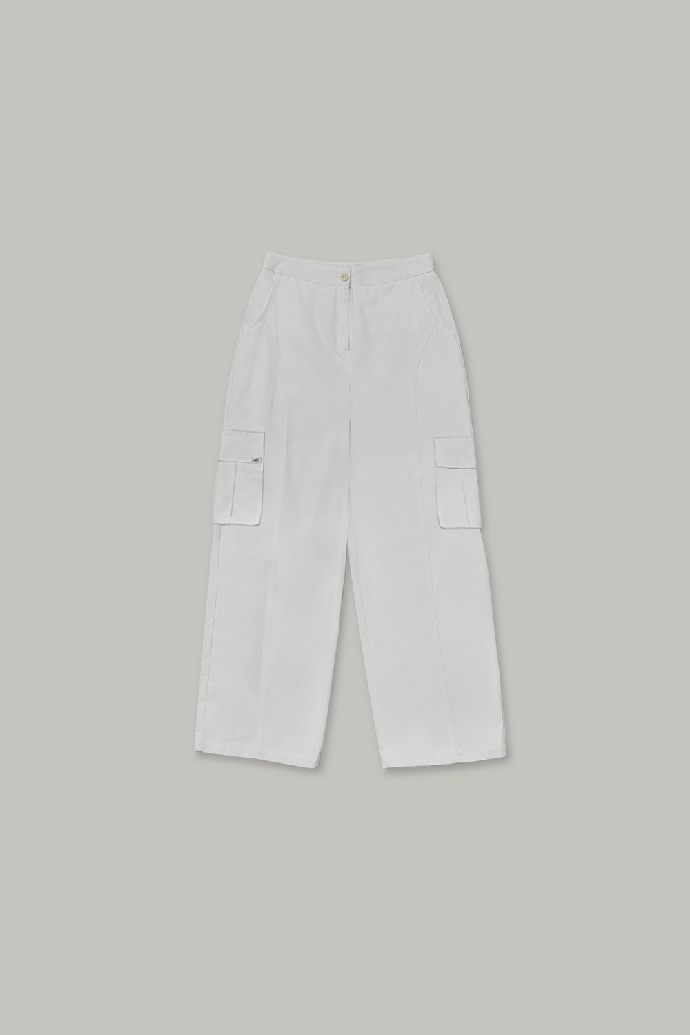 Peach cargo pants (Ivory)