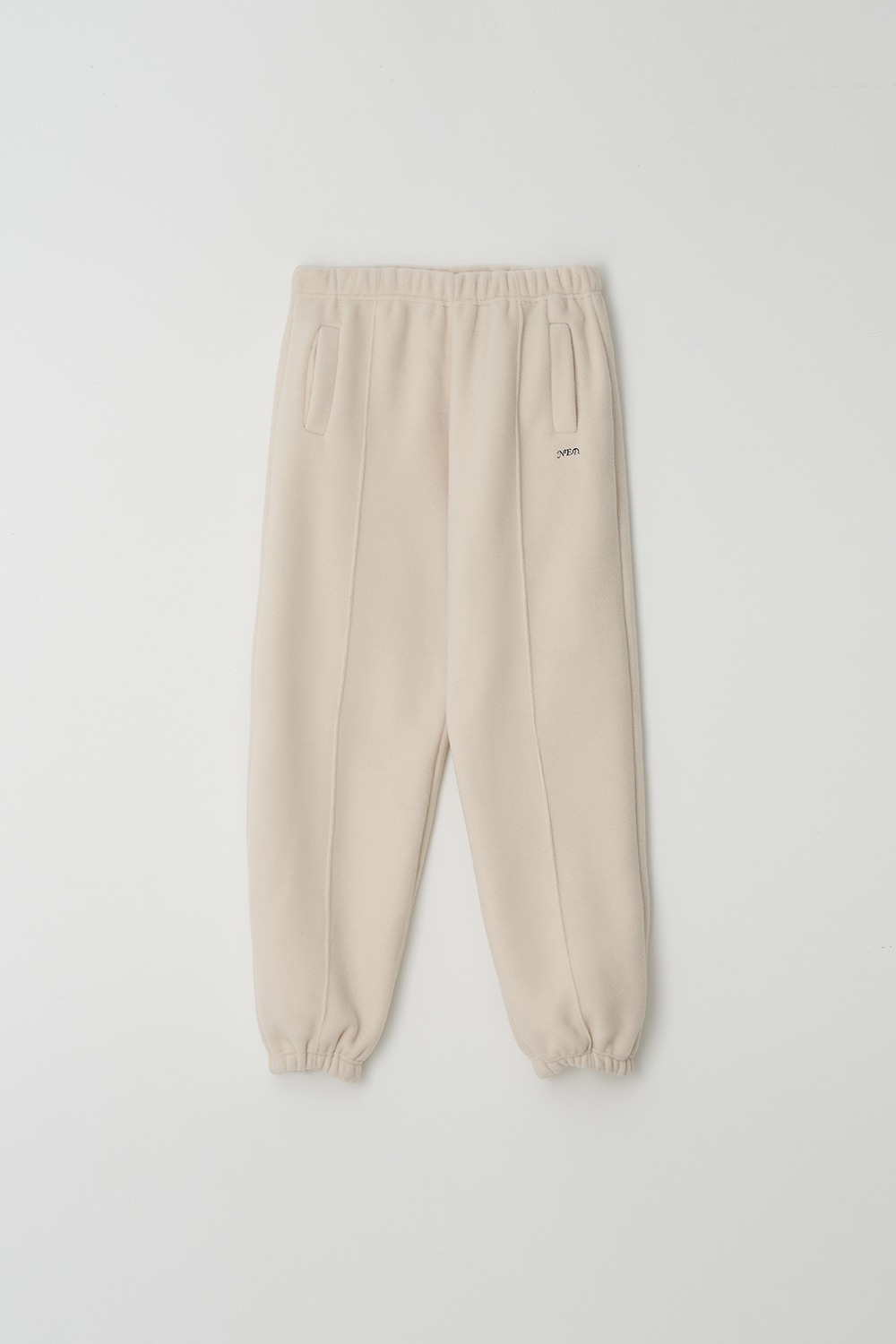 Fleece jogger pants (Ivory)