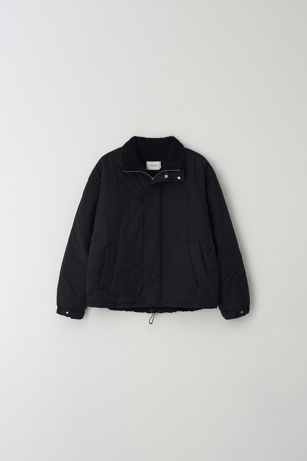 Shearling padding jacket (Black)