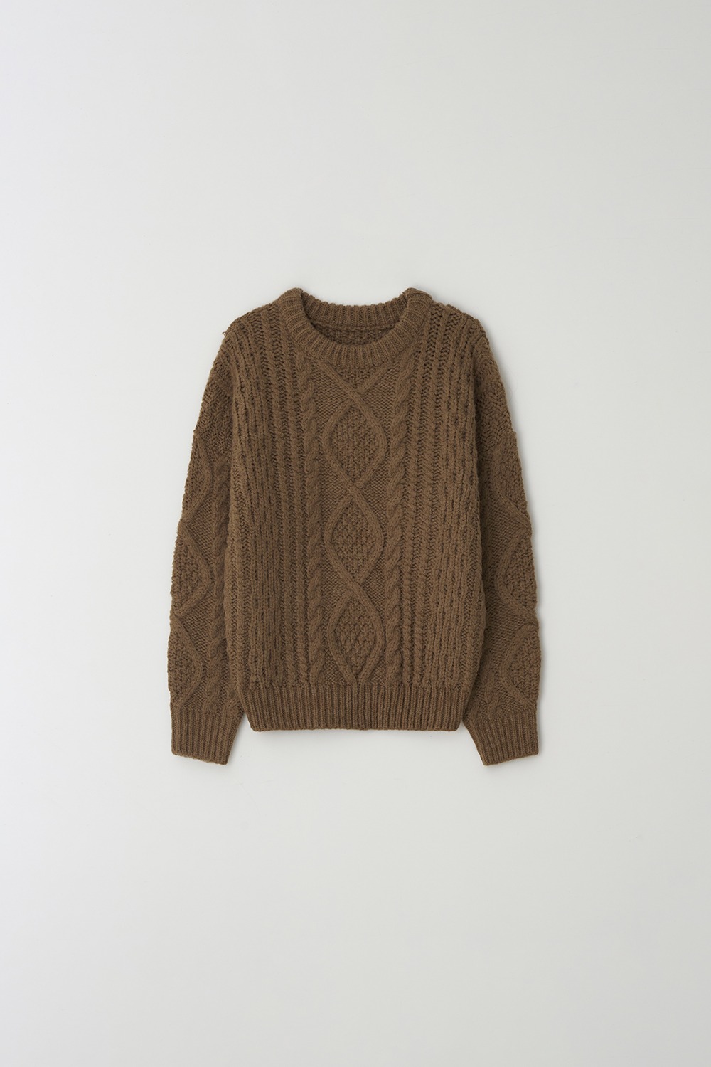 2nd/Bold cable knit (Camel)