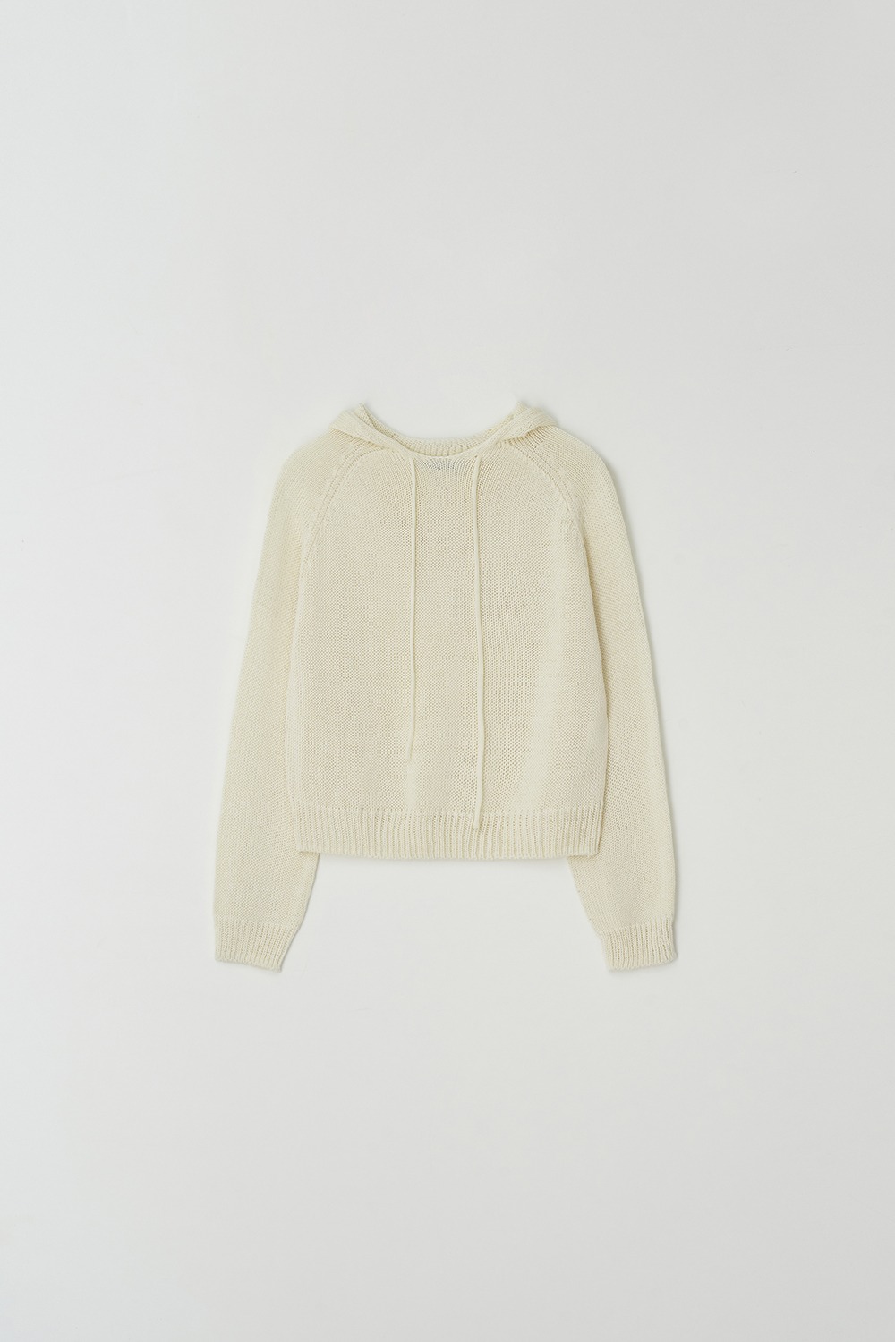 Whole garment hood knit (Cream)