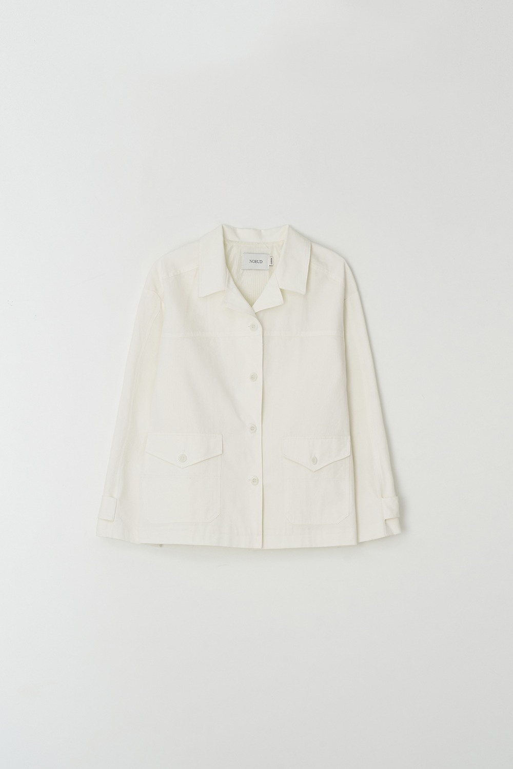 Lapel half jacket (Ivory)