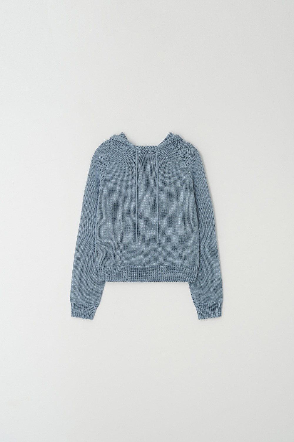 Whole garment hood knit (Skyblue)