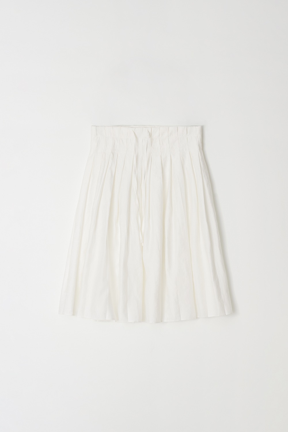 String pleats skirt (Ivory)