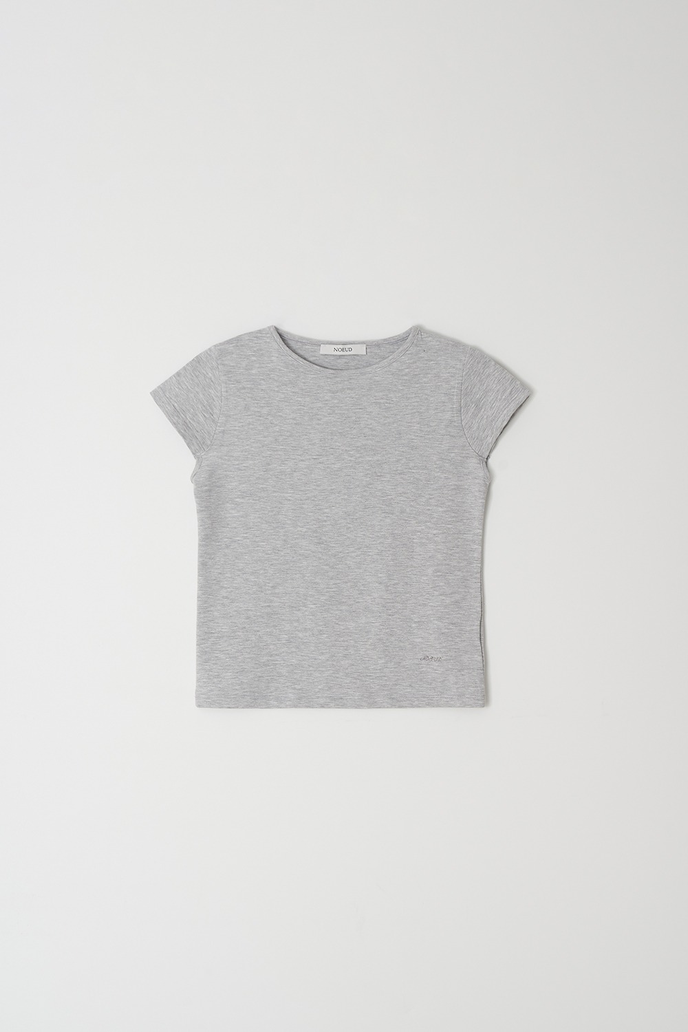 Geek cap sleeve T-shirt (Gray)